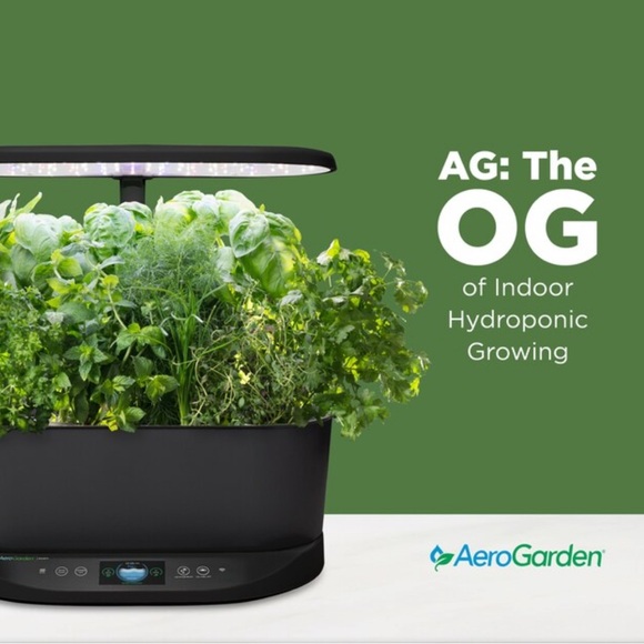 Black Indoor Hydroponic Garden Aero garden Bounty with seed pods - Picture 7 of 10